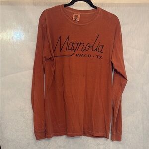 Comfort Colors Brown Long Sleeve Tee Magnolia